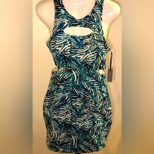 Revolve, Lovers + Friends Tropical Dress with Cutouts